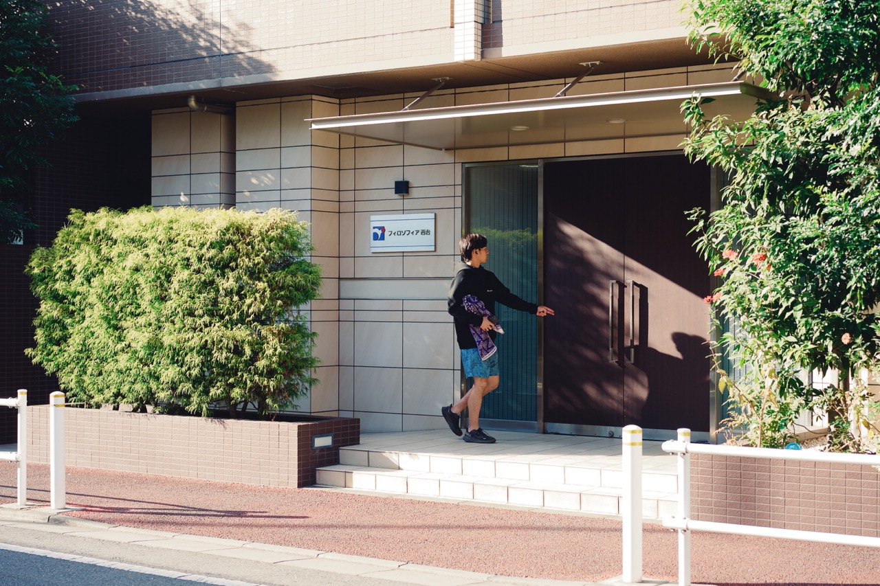 フィロソフィア西台の入り口